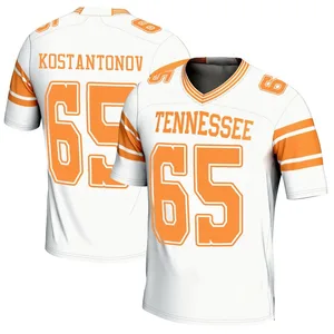 Michael Kostantonov Tennessee Volunteers Youth Game Replica 2nd Football Jersey - White