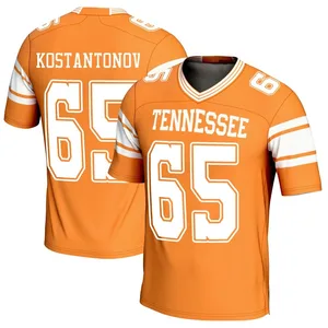 Michael Kostantonov Tennessee Volunteers Youth Game Replica Football Jersey - Orange