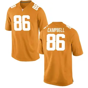Miles Campbell Nike Tennessee Volunteers Men's Replica College Jersey - Orange