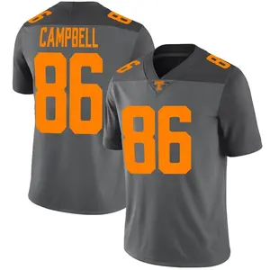 Miles Campbell Nike Tennessee Volunteers Youth Limited Football Jersey - Gray