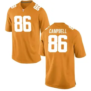 Miles Campbell Nike Tennessee Volunteers Youth Replica College Jersey - Orange