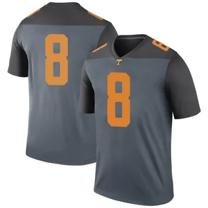 Nico Iamaleava Nike Tennessee Volunteers Men's Legend College Jersey - Gray