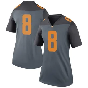 Nico Iamaleava Nike Tennessee Volunteers Women's Legend College Jersey - Gray