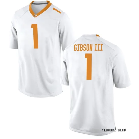 Rickey Gibson III Nike Tennessee Volunteers Youth Replica College Jersey - White