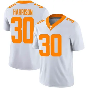 Roman Harrison Nike Tennessee Volunteers Youth Game Football Jersey - White