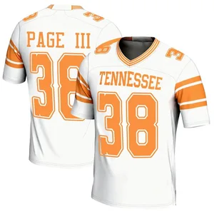Solon Page III Tennessee Volunteers Men's Game Replica 2nd Football Jersey - White