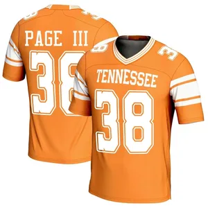 Solon Page III Tennessee Volunteers Men's Game Replica Football Jersey - Orange