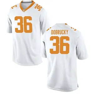Tanner Dobrucky Nike Tennessee Volunteers Youth Game College Jersey - White