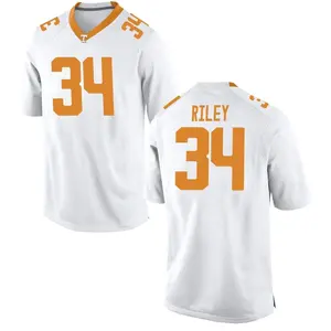 Trel Riley Nike Tennessee Volunteers Men's Game College Jersey - White