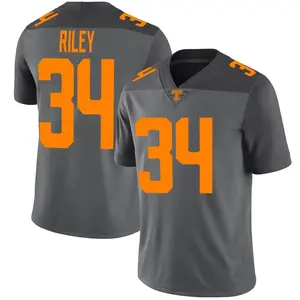 Trel Riley Nike Tennessee Volunteers Men's Limited Football Jersey - Gray