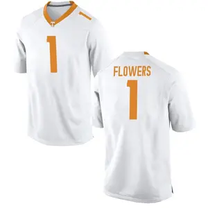Trevon Flowers Nike Tennessee Volunteers Men's Game College Jersey - White