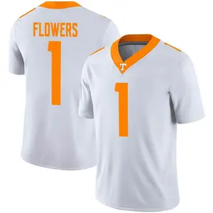 Trevon Flowers Nike Tennessee Volunteers Youth Game Football Jersey - White