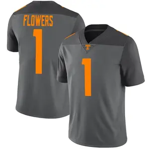 Trevon Flowers Nike Tennessee Volunteers Youth Limited Football Jersey - Gray