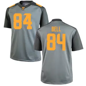 Trinity Bell Nike Tennessee Volunteers Men's Game College Jersey - Gray