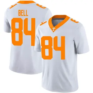 Trinity Bell Nike Tennessee Volunteers Men's Game Football Jersey - White