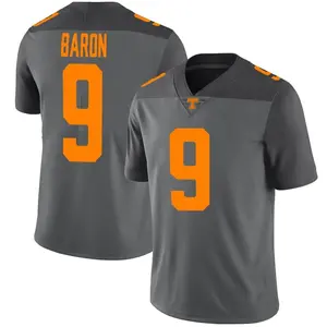 Tyler Baron Nike Tennessee Volunteers Men's Limited Football Jersey - Gray