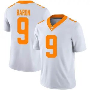 Tyler Baron Nike Tennessee Volunteers Youth Game Football Jersey - White