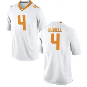 Warren Burrell Nike Tennessee Volunteers Men's Game College Jersey - White