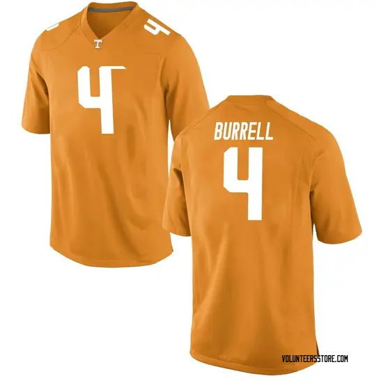 Warren Burrell Nike Tennessee Volunteers Men's Replica College Jersey - Orange