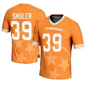 West Shuler Tennessee Volunteers Youth Game Replica Icon Print Football Jersey - Orange