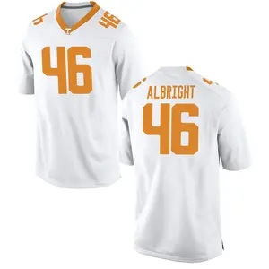 Will Albright Nike Tennessee Volunteers Men's Game College Jersey - White
