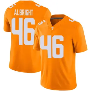 Will Albright Nike Tennessee Volunteers Youth Game Football Jersey - Orange